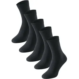 SCHIESSER 5er Pack Socken Schwarz 39-42