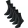SCHIESSER 5er Pack Socken Schwarz 39-42