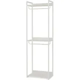 [en.casa] Jässaatka Standgarderobe 200x61x40 cm Grau