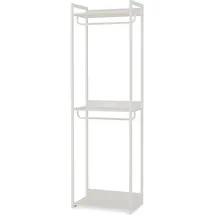 [en.casa] Jässaatka Standgarderobe 200x61x40 cm Grau