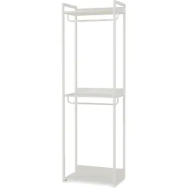 [en.casa] Jässaatka Standgarderobe 200x61x40 cm Grau