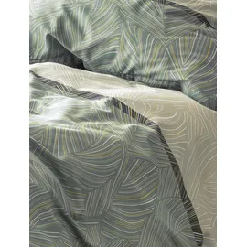 IRISETTE Mako-Satin Bettwäsche SKY ca. 155x220cm in Farbe salbei