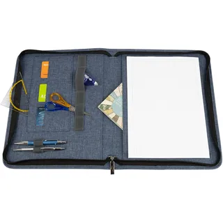 Wedo Konferenzmappe Denim Kunstfaser DIN A4 blau