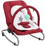 vidaXL vidaXL, Babywippe Rot Stahl