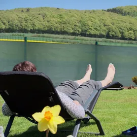 Relaxdays Zaunblende 200 x 1000 cm Grün Polyethylen 2 St.