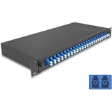 DeLock Spleißbox 24xLC-D OS2 1HE schwarz