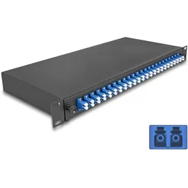 DeLock Spleißbox 24xLC-D OS2 1HE schwarz