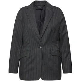 Ulla Popken Blazer anthrazit | hellgrau 46