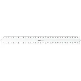 Brunnen 1049732 Lineal 30 cm Griff glasklar