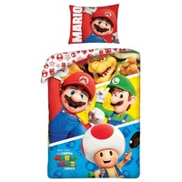 Nintendo Bettwäsche Kinder Super Mario 140x200 cm / 70x90