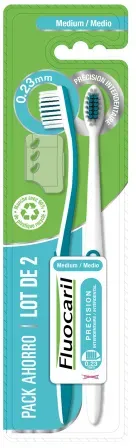 Fluocaril Interdentale Präzisionszahnbürste Mittel 0,23mm 2 Stück