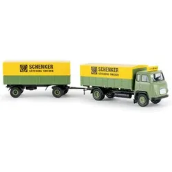 BREKINA 85053 H0 / 1:87 Scania LB 76 PP-Zug 