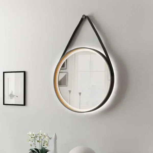 DM-DOH Duschmeister Leuchtspiegel Royalux TGS rund 55 cm.. - Badmöbel