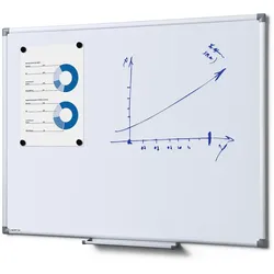 SHOWDOWN Displays Showdown Whiteboard Scritto Economy - 90x60cm - Aluminium - Weiß