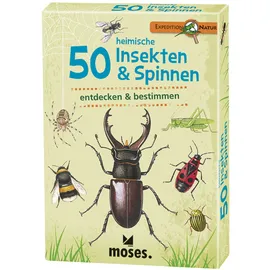 Moses Expedition Natur 50 heimische Insekten und Spinnen