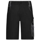 Workwear Bermudas - STRONG - Spezialisierte Arbeitsshorts mit funktionellen Details schwarz/grau, Gr. 62