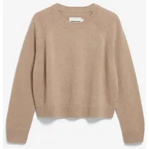 ARMEDANGELS Damen Pullover aus recyclem Bio-Woll Mix DILIRIAA REGLANA Loose Fit Cinnamon Dust Melange - S