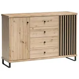 beautysofa Caya 142 x 85 x 41 cm Eiche Artisan