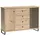 beautysofa Caya 142 x 85 x 41 cm Eiche Artisan