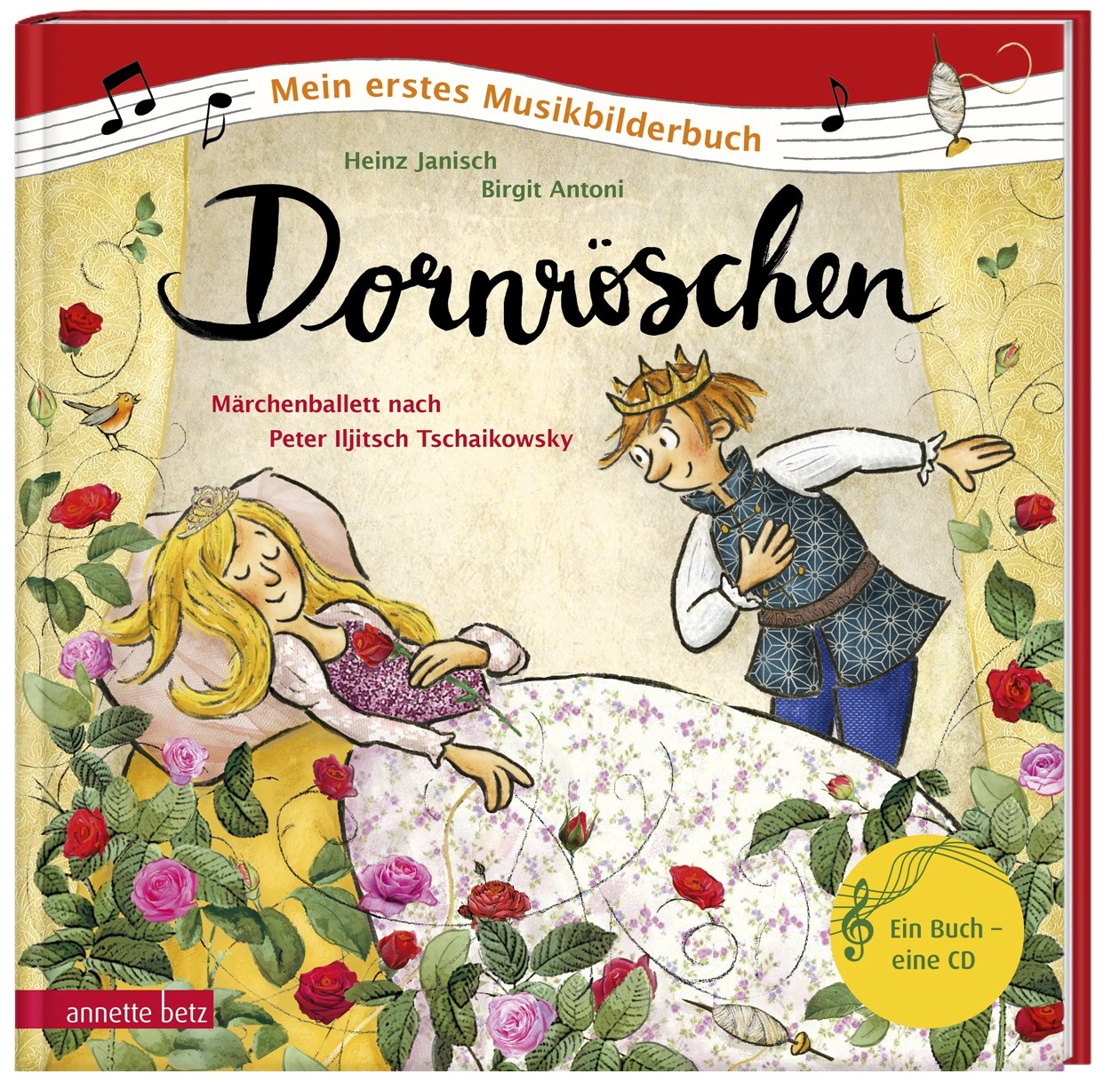 Mein Erstes Musikbilderbuch Mit Cd Und Zum Streamen / Dornröschen (Mein Erstes Musikbilderbuch Mit Cd Und Zum Streamen) - Heinz Janisch  Gebunden