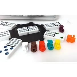 Longfield Mexican Train Double 12 Aluminiumkoffer