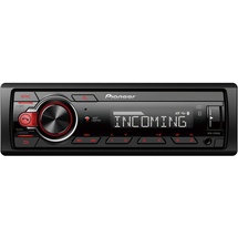 Pioneer MVH-330DAB-AN, 1DIN Autoradio mit RDS und DAB+, USB, AUX-Eingang, Bluetooth, geringe Einbautiefe, inklusive DAB-Antenne