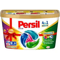 Persil Waschmittel 4in1 Discs Color Tiefenrein Colorwaschmittel 0,272 kg, 16 Waschladungen),