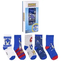 Disney Socken Socken Pack 5 Stück Sonic (Set) weiß