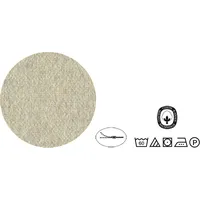 Biberna Melange Flanell 840500, Braun, 40 x 80 cm