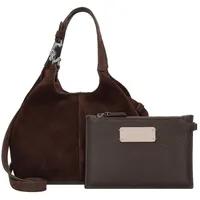 Coccinelle C-Easy Schultertasche Leder 21 cm braun
