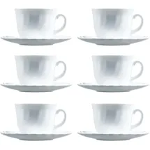 Luminarc Kaffeetasse mit Untere Trianon 0,22 l Weiß 6 St.