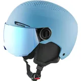 Alpina Zupo Visor Q-LITE Kinder Skihelm-Hell-Blau-48-52