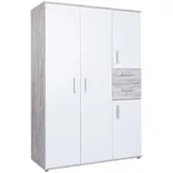 Arthur Berndt Kleiderschrank Bente weiß/eiche sand nb