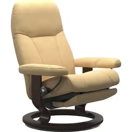 Stressless "Consul", elektrisch verstellbar, optional 2-motorisch, Größe M & L gelb 76 cm x (100% cm x 74 cm