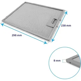 AEG Metall-Fettfilter 506 x 300 x 8 mm
