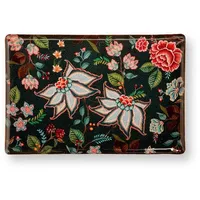 Pip Studio Berry Blues Metalltablett blau 48x32cm
