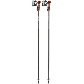 Leki Airfoil 3D Skistöcke (Größe 115CM, schwarz)