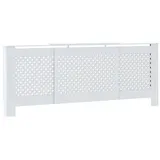 vidaXL MDF Heizkörperverkleidung Weiß 205 cm