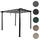 MCW Pergola 3 x 3 m Grau