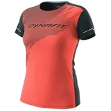 Dynafit Alpine 2 Kurzarm-t-shirt - Hot Coral / Blueberry - XS