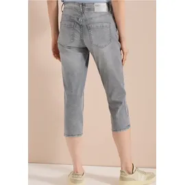 Cecil 3/4 Slim Leg Jeans im Casual Fit - Grau