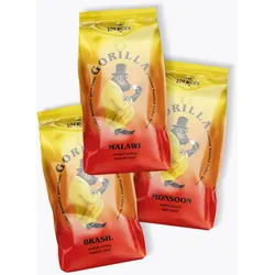 Gorilla Länderkaffee Probierpaket 3 x 1kg