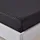 Homescapes Bettlaken Baumwolle-Satin 178 x 255 cm schwarz