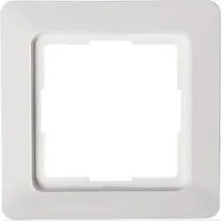 Kopp 305613064 MILANO - Abdeckrahmen 1-fach, Farbe: weiß