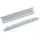 Triton RAC-NL-X02-X1 Schwerlastschienen 580mm, für 800mm Schranktiefe, grau, Serverschrank Zubehör, Grau