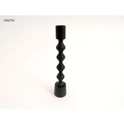 Kerzenhalter FORM - schwarz