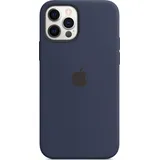 Apple iPhone 12 | 12 Pro Silikon Case mit MagSafe dunkelmarine