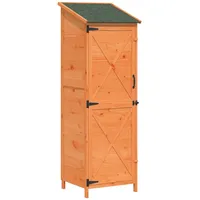 vidaXL Garten Shed Braun 59,5 x 56 x 176,5 cm Holzwerkstoff