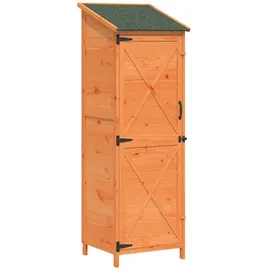 vidaXL Garten Shed Braun 59,5 x 56 x 176,5 cm Holzwerkstoff