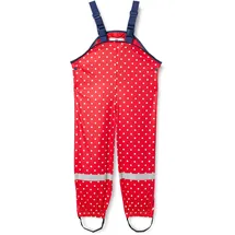 Playshoes Regenlatzhose mit Punkten rot